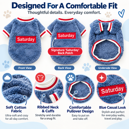 Pet Sweater for Dogs, Cotton Casual Dog Clothing