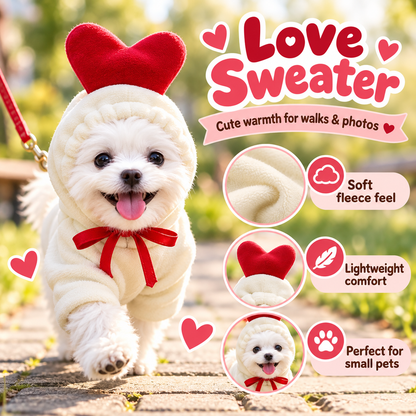 Cute Fruit Dog Hoodie, Warm Fleece Pet Clothes for Small Dogs & Cats