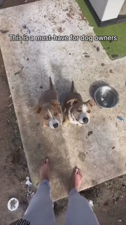 3-in-1 Portable Dog Water Bottle, Food Container & Waste Bag Holder